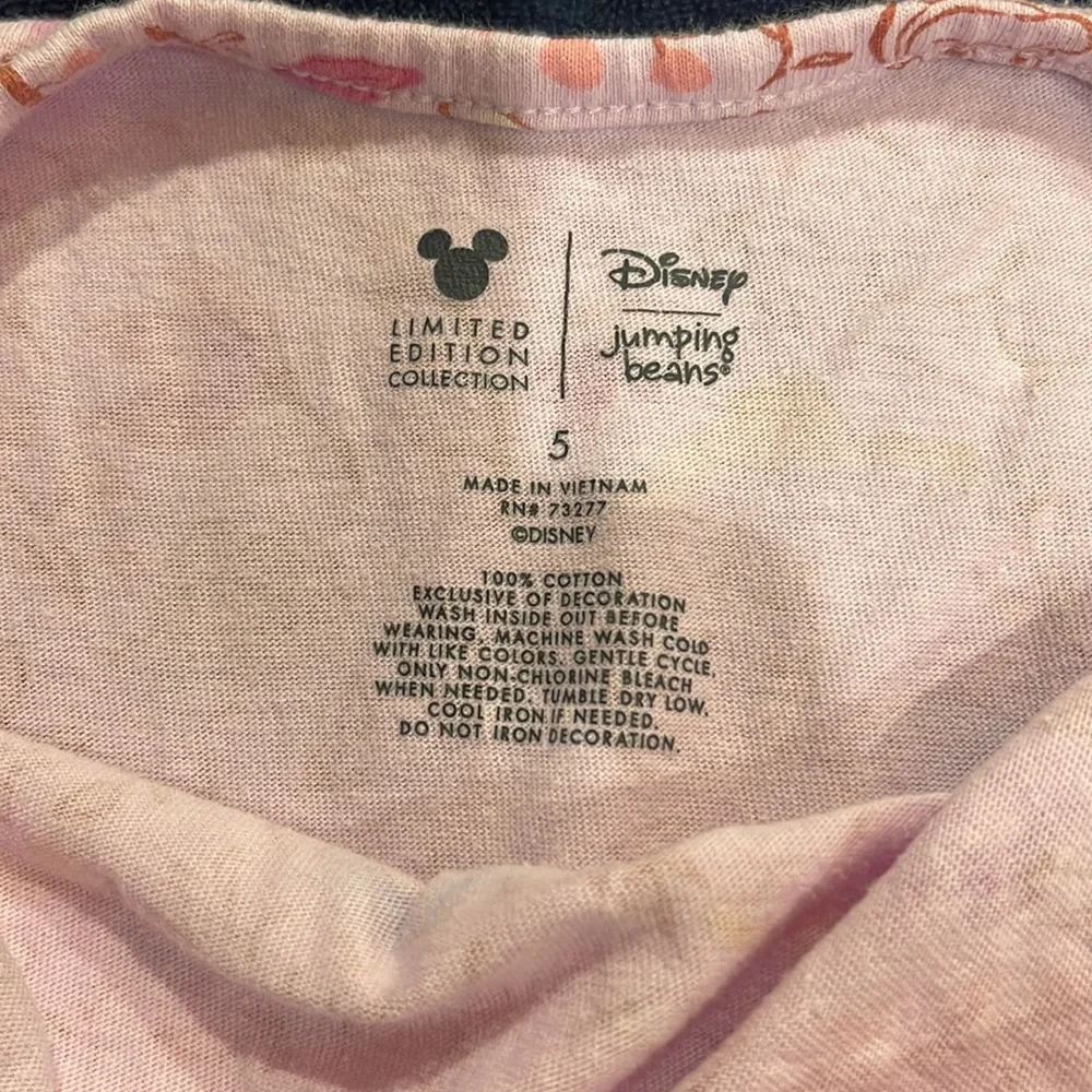 Jumping Beans Disney dress, size 5, pink with designs adorned! - Picture 4 of 4
